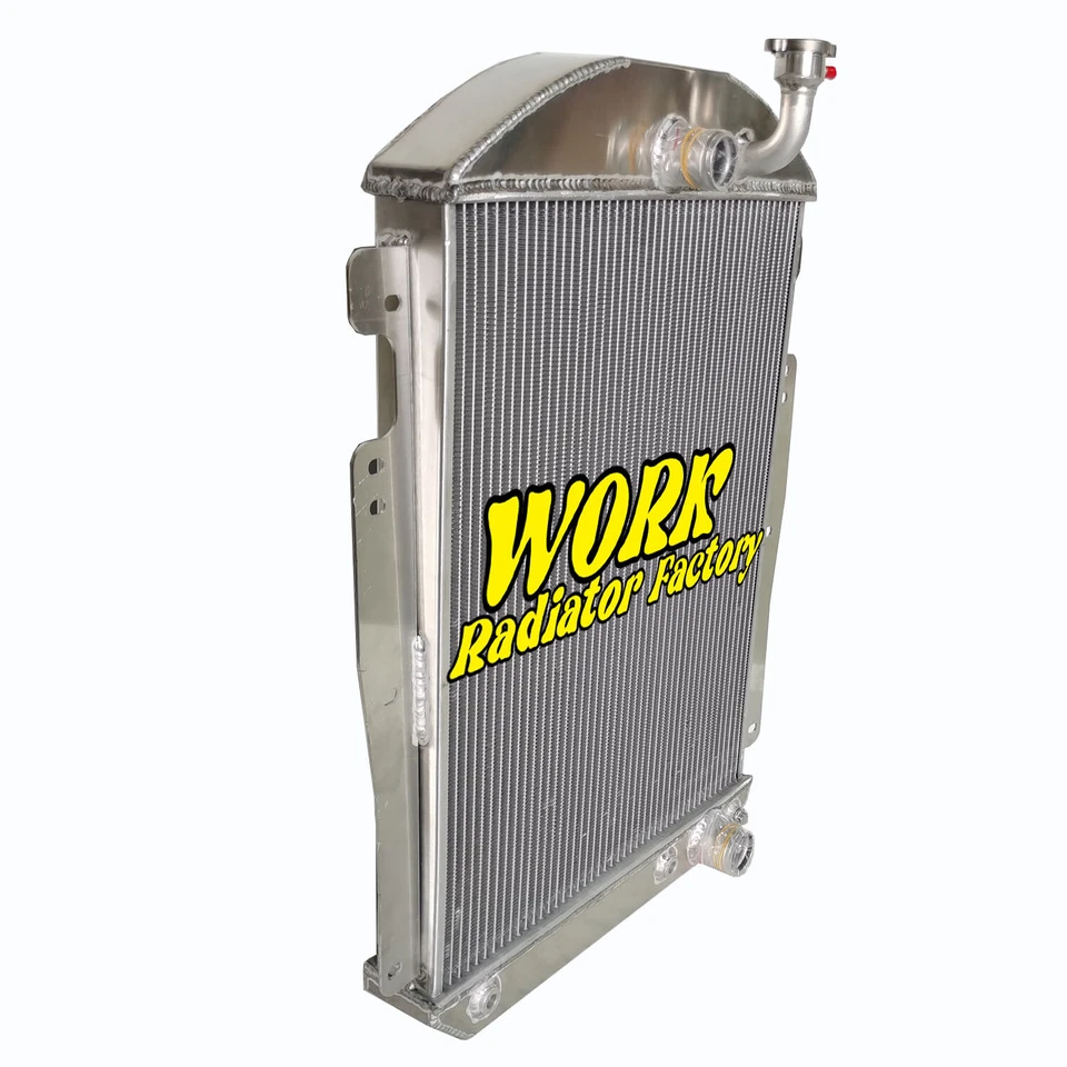 All Aluminum Radiator for 1937-1938 Chevy GMC Pick up Truck Small Block V8 AT - Imagem 3 de 4