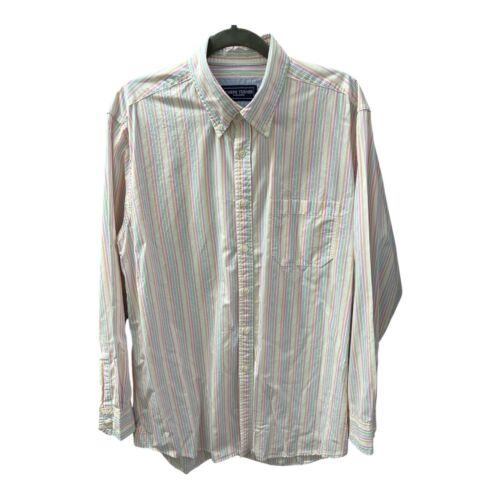 Men’s Joseph Turner Yorkshire Shirt Size Large Long Sleeve Stripe Button-Down - Picture 3 of 12