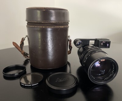USED LEICA CAMERA LENS ELMARIT EYES f=135mm