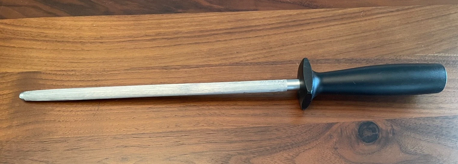 Wusthof 9" Honing Steel Sharpening Rod Solingen Germany Ebon Handle