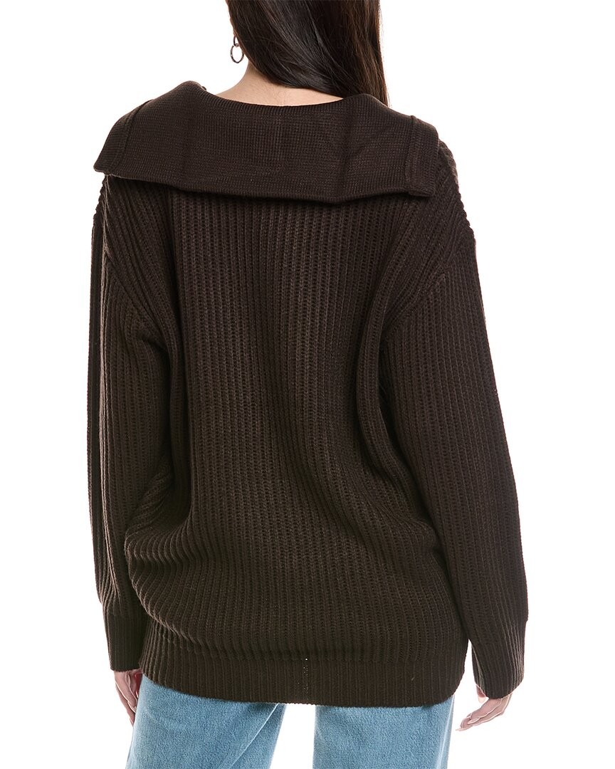 Ser.O.Ya Shy Oversized Sweater Women's Brown S/M