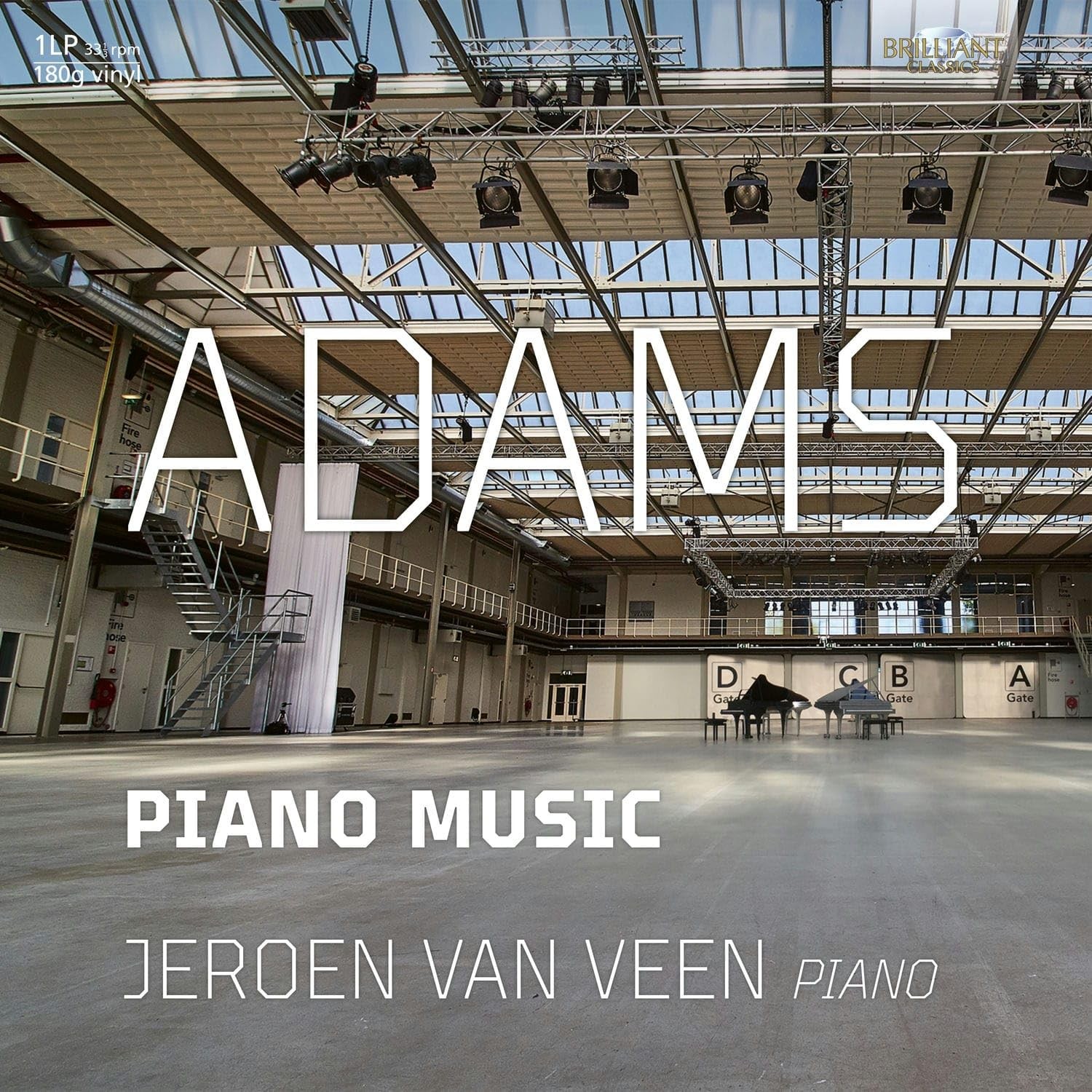 90011 Jeroen van Veen Adams: Piano Music (Vinyl) LP Vinyl 90011 NEW