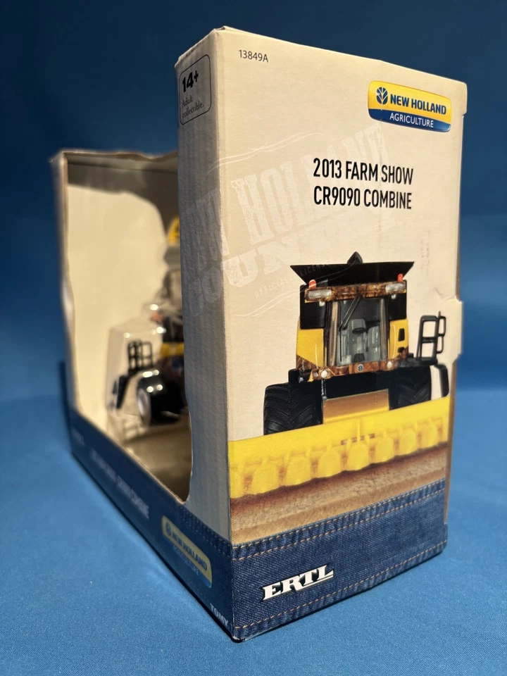 1/64 ERTL TOMY 2013 Farm Show New Holland CR9090 Combine #13849A Nuevo en Caja Foto 3 de 4
