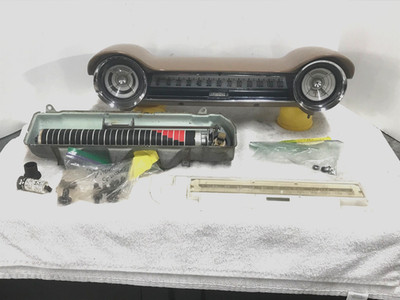 1961  Mopar Dash '' NICE''Cluster Bezel Plymouth Belvedere Fury +1960 Extra Parts