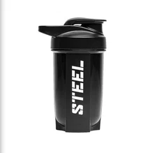 STEEL SUPPLEMENTS Shaker Bottle - 12oz - Brand New