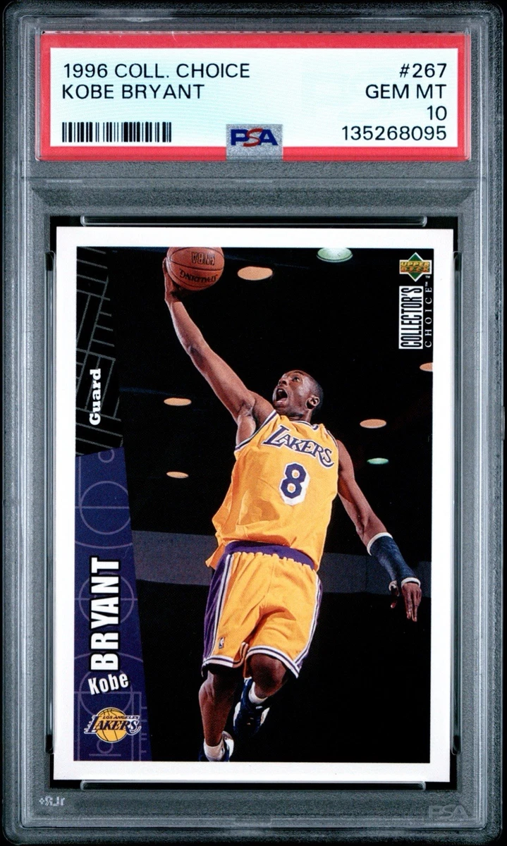 Kobe Bryant Basketball Grade 10 Rookie Sports Trading Cards