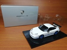 Porsche special order 彡1/43 Porsche 911 GT3RS 996 White/Blue Good condition