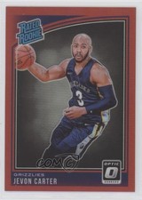 2018-19 Panini Donruss Optic Rated Rookie Red Prizm 60/99 Jevon Carter #169 1a3