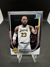 2025-26 Bowman Basketball LEBRON JAMES Chrome #BCV-121 Los Angeles Lakers 