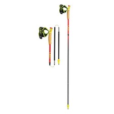 LEKI Ultratrail FX.One Superlite Red/Carbon/Yellow Trekking Poles 65225841 