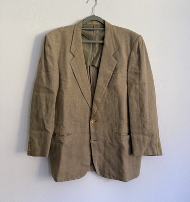 80s Comme des Garcons Homme Linen Blazer Beige M