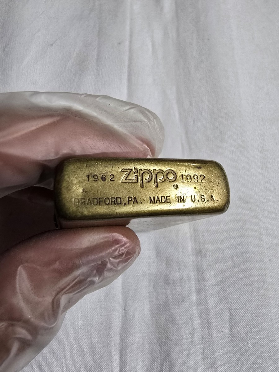 Zippo 1932-1992 Commemorative Solid Brass Lighter. RARE | eBay