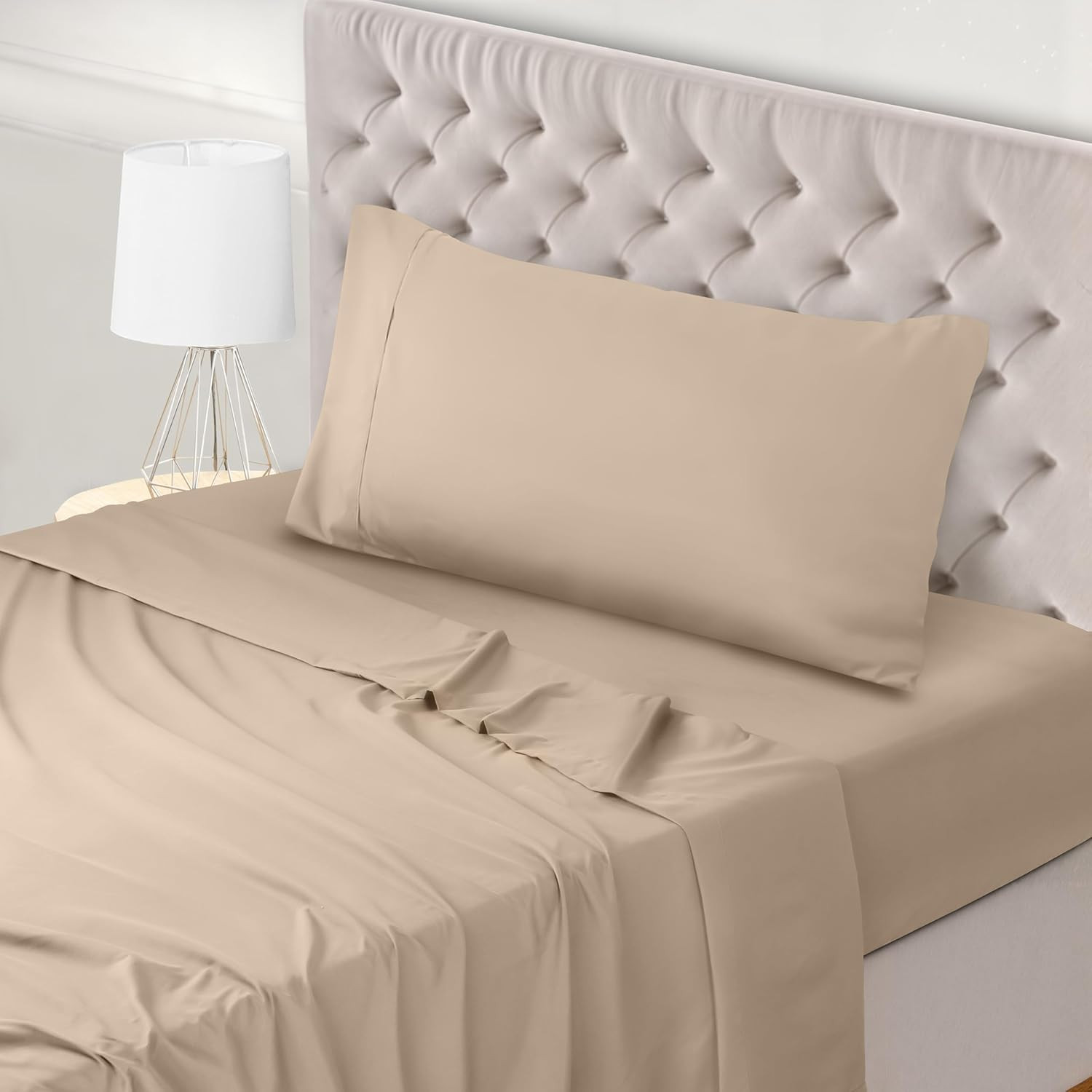Utopia Bedding Juego De Sabanas 3 Piezas 90X190 - Poliéster Microfibra Cepillada