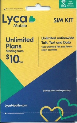LycaMobile USA SIM Card Prepaid | US Number Tiktok Lightning Shipping from Germany