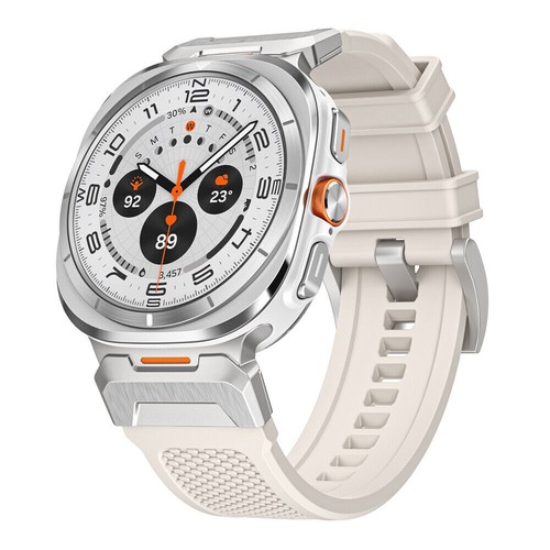 Zestawy metalowe + silikonowy gumowy pasek sportowy do Samsung Galaxy Watch Ultra 47mm - Zdjęcie 23 z 38