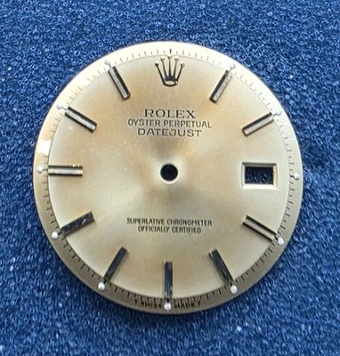ORIGINAL ROLEX DIAL DATEJUST 1601 CAL 1570 PIEPAN BEAUTIFUL PATINA