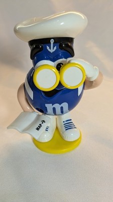 M&M's Minis Choco Blue Sea Captain Dispenser European Design 5.5''