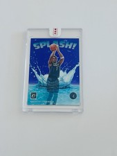 Anthony Edwards Encased Display Card Timberwolves Splash Style Basketball