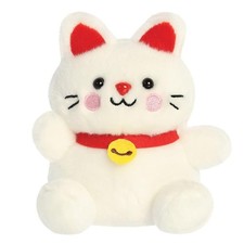 AURORA 34170, Palm Pals Kota Lucky Cat, 13cm, Soft Toy, White