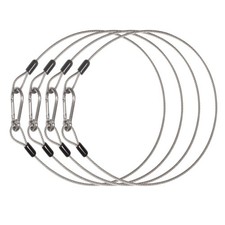 4 Pack Stage Light Safety Cables for Stage DJ Party Lights Thickened 1/8 Diam...