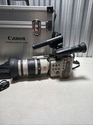 Canon L2 8mm Digital Video Camcorder w/ 4x Batteries, Lens, & Hard