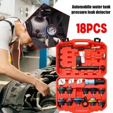 Car Cooling System Radiator Coolant Vacuum Pressure Pump Tester Test Tool Kit UK