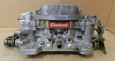 Edelbrock 2820-1407 Used 4 Barrel Performance Carburetor 750 Cfm Missing Linkage