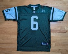 New York Jets Mark Sanchez #6 Reebok NFL Equipment Jersey Men  XL Green