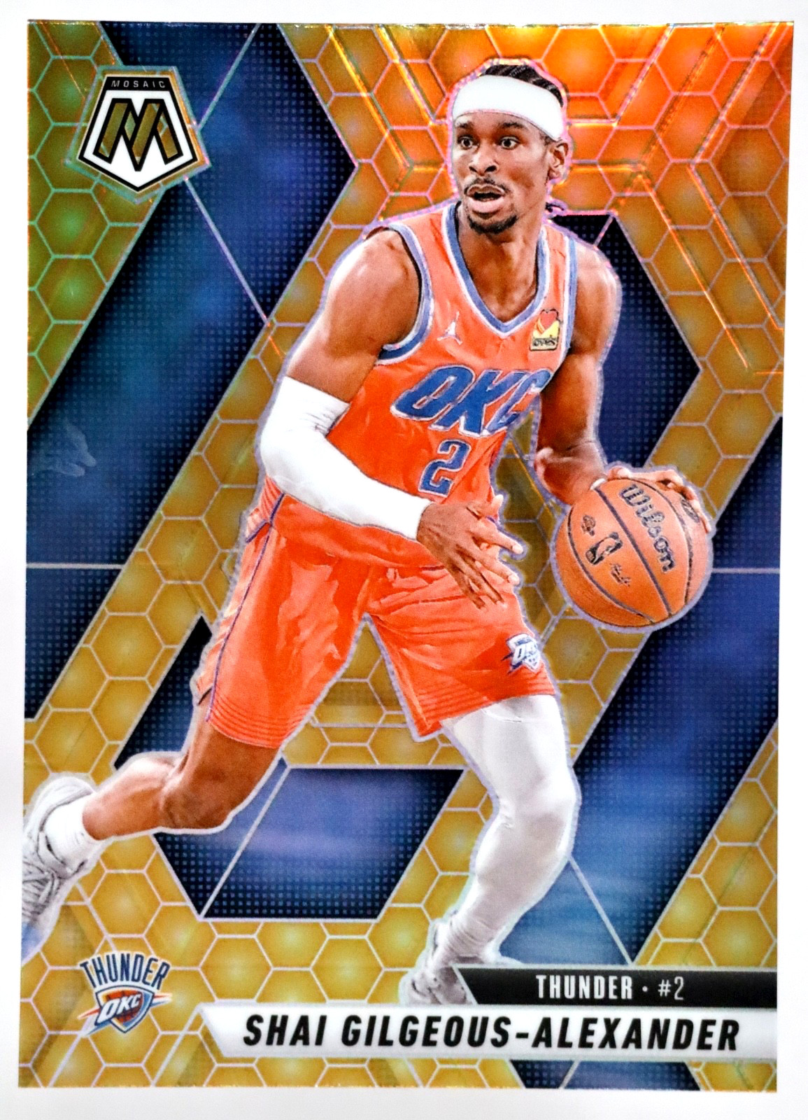 2024-25 Mosaic Shai Gilgeous-Alexander Honeycomb SSP Case Hit OKC #38 SA5