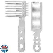 2Pack Blend Friend Fade Comb,Professional Barber Comb for Men Haircut Hair Fa