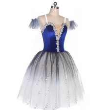 New Adult Kids Long Ballet Tutu Swan Lake Ballet Costume Ballerina Ballet Dress