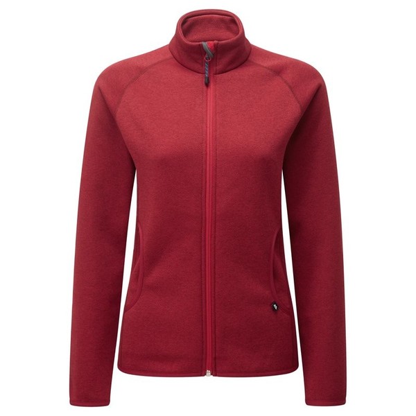 Women Mountain Equipment Jacket Red Satin S