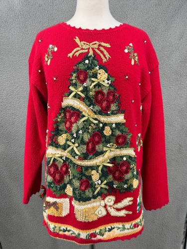 Heirloom Collectibles Unisex Multicolor Ugly Christmas Sweater Size S 2001