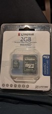 Kingston 2GB Micro SD Memory Card with Adapter New And Sealed