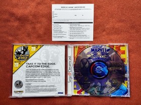 Marvel vs Capcom Clash Of Super Heroes registration card Sega Dreamcast NTSC US