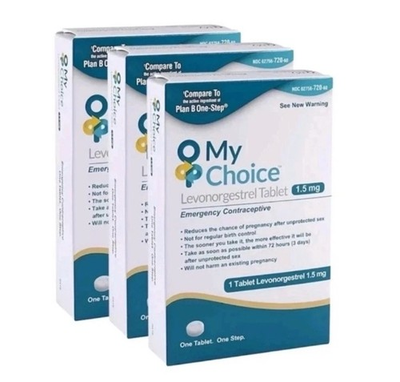 #ad #ad 3 Pack My Choice Emergency Contraceptive Compare to Plan B One Step *EXP 2027* $13.95