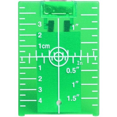 Laser Target Plate, Compatible with Laser Level, Reflective Surface, Green Laser