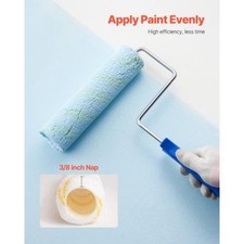 Paint Roller Kit 19 Piece Paint Roller Set 4 and 9 Paint Rollers with 38