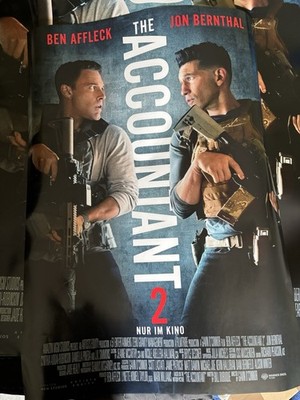 The Accountant 2 Filmplakat groß A1 84 x 59 cm Letztes Plakat