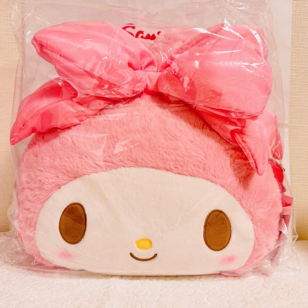 Sanrio My Melody Ribbon Princess Plush Cushion Soft Comfy Lounge Pillow