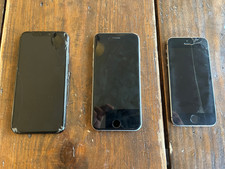 Apple iPhone X - 256 GB - Space Gray AT T plus 2 older iphones