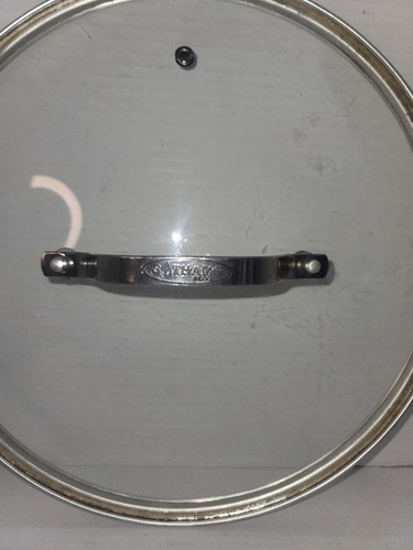 Replacement Gotham Tempered Glass Vented lid metal handle 11.5 ID & 12OD - Picture 2 of 4