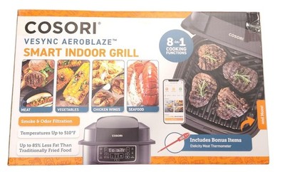 Cosori  Smart Indoor Grill  6Qt 8 in 1 Cooking Functions 1750W New Sealed Box