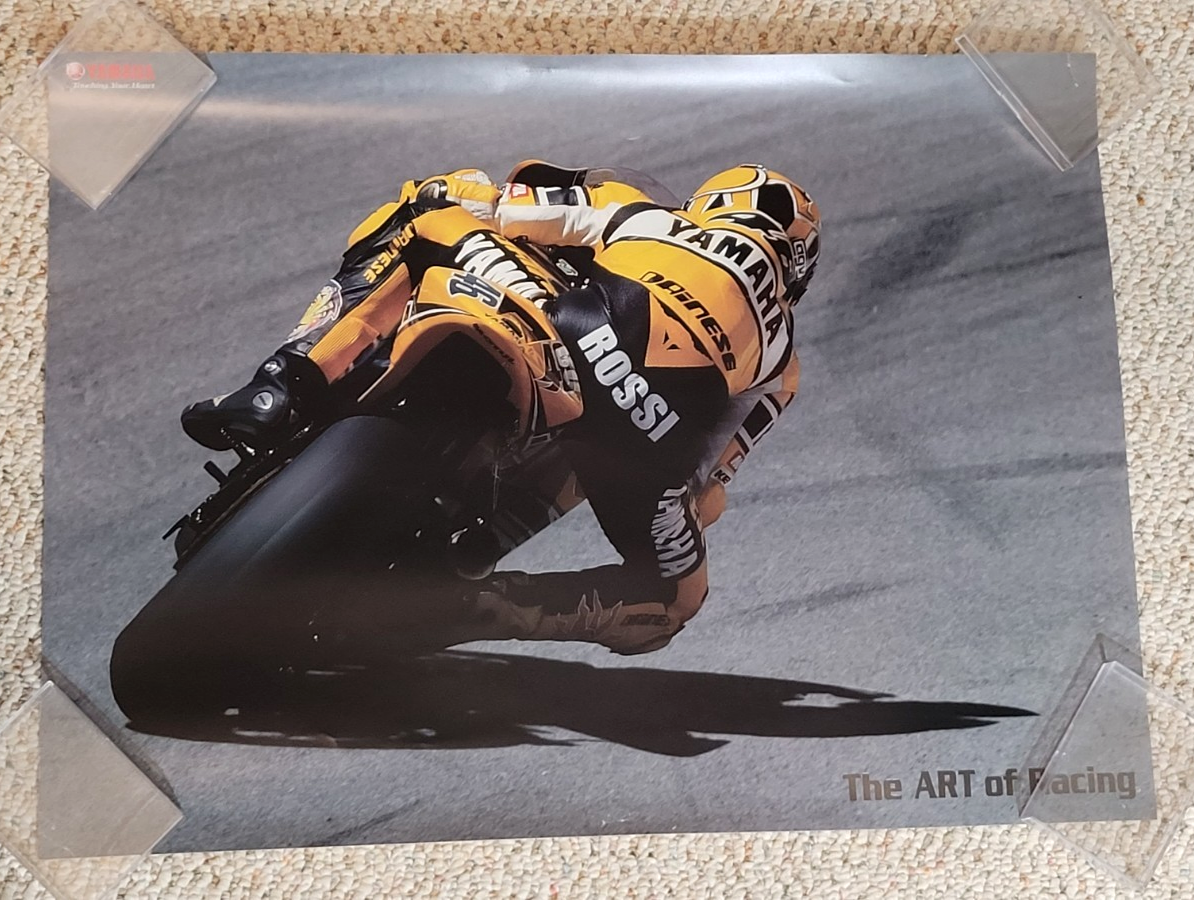 VALENTINO ROSSI Poster! VR46 Camel Yamaha Team, 16x21.5, From