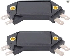 2Pcs Ignition Control Module 4 Pin HEI Distributor for GM Chevy Pontiac Oldsmobi