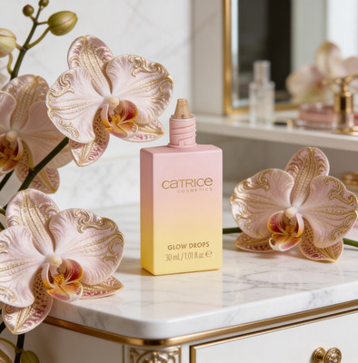 Catrice MIDNIGHT SUN Glow Drops Highlighter C01 Walking on Sunshine SQUALAN Gold