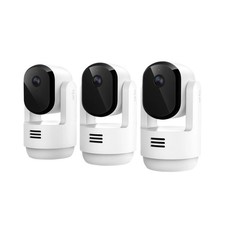 Arlo Essential Pan Tilt Indoor 2K Camera with Motion Detection and Alert 3-pack 