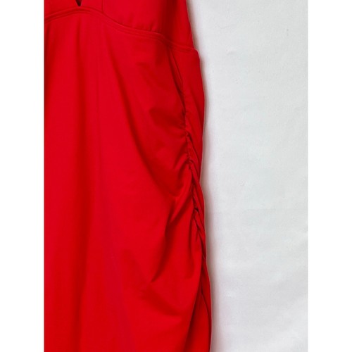 Athleta Women's Red Shirrendipity Halter Swim Dress Beach Vacation Cruise - M - Picture 9 of 9