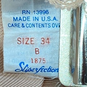 Vintage Sliperfection Chemise Womens 34 B Peach Slip Negligee Lingerie Nightgown