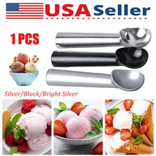 Anti Freeze Ice Cream Scoop Frozen Yogurt Gelato Sorbet Spoon Scooper Tool 7.09"